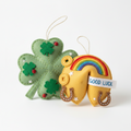Good Luck Felt Cutout Couplet